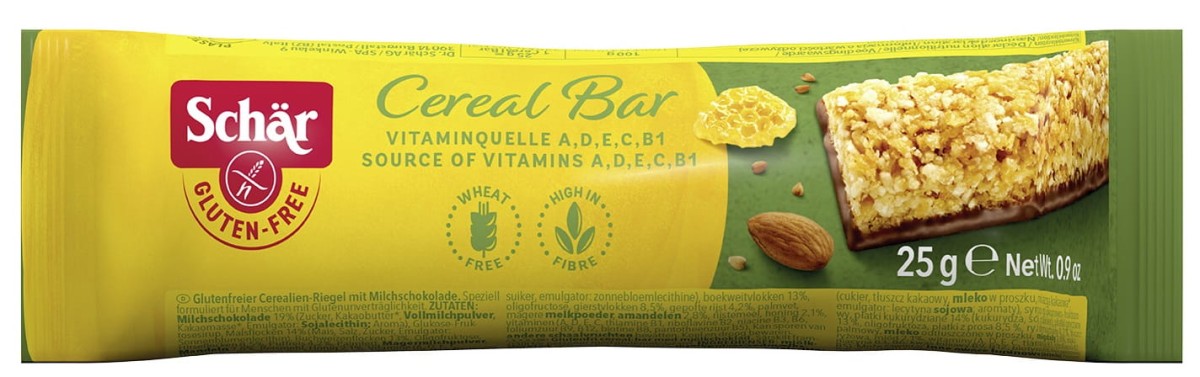 Batonik Zbożowy Cereal Bar bezglutenowy 25g - Schär