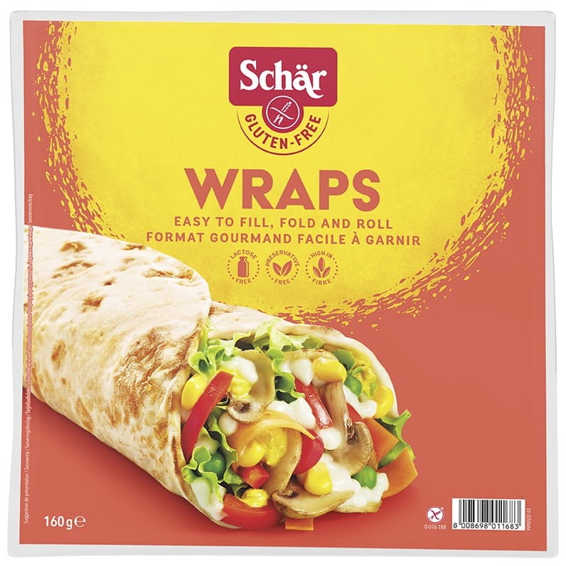 Tortilla Wraps bezglutenowa 160g - Schär