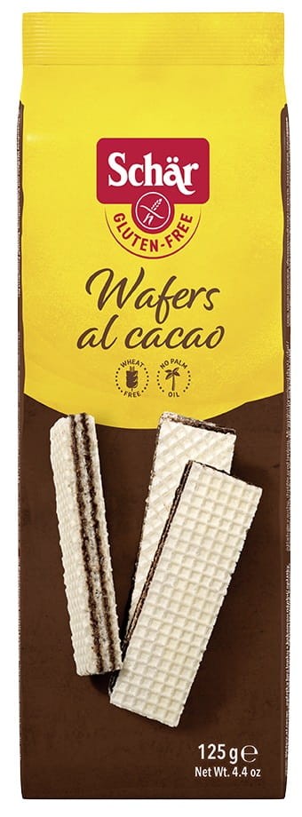 Wafle z Kremem Kakaowym Wafers Al Cacao bezglutenowe 125g - Schär