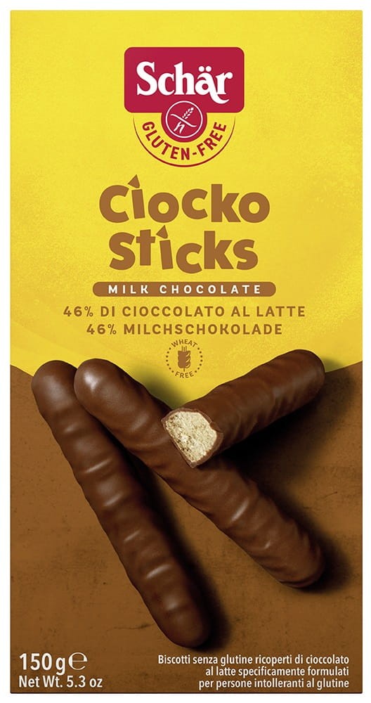 Ciasteczka w Czekoladzie Cioko Sticks bezglutenowe 150g - Schär