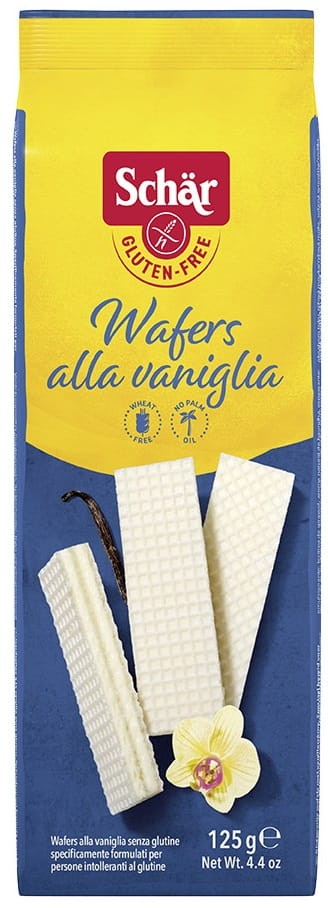 Wafelki z Kremem Waniliowym Wafers alla Vaniglia bezglutenowe 125g - Schär
