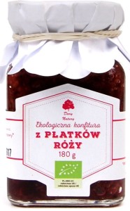 Konfitura z Płatków Róży BIO 180g - Dary Natury