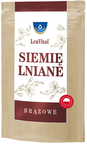 Siemię Lniane Brązowe 450g - Oleofarm