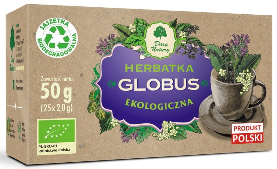 Herbata Globus BIO 50g - Dary Natury