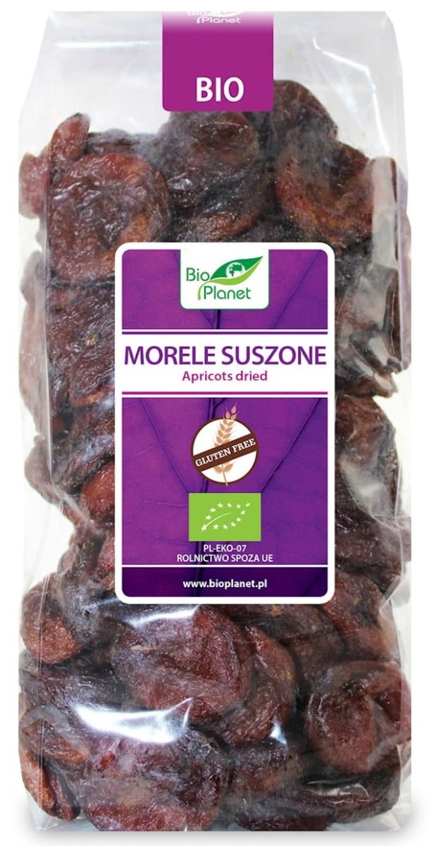 Morele Suszone bezglutenowe BIO 1kg - Bio Planet