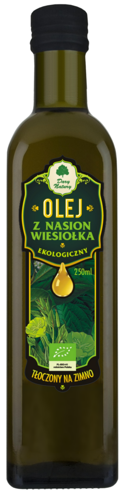 Olej z Nasion Wiesiołka BIO 250ml - Dary Natury