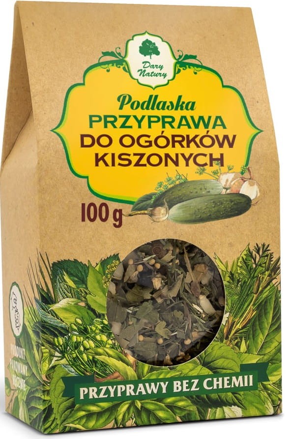 Podlaska Przyprawa do Ogórków Kiszonych 100g - Dary Natury