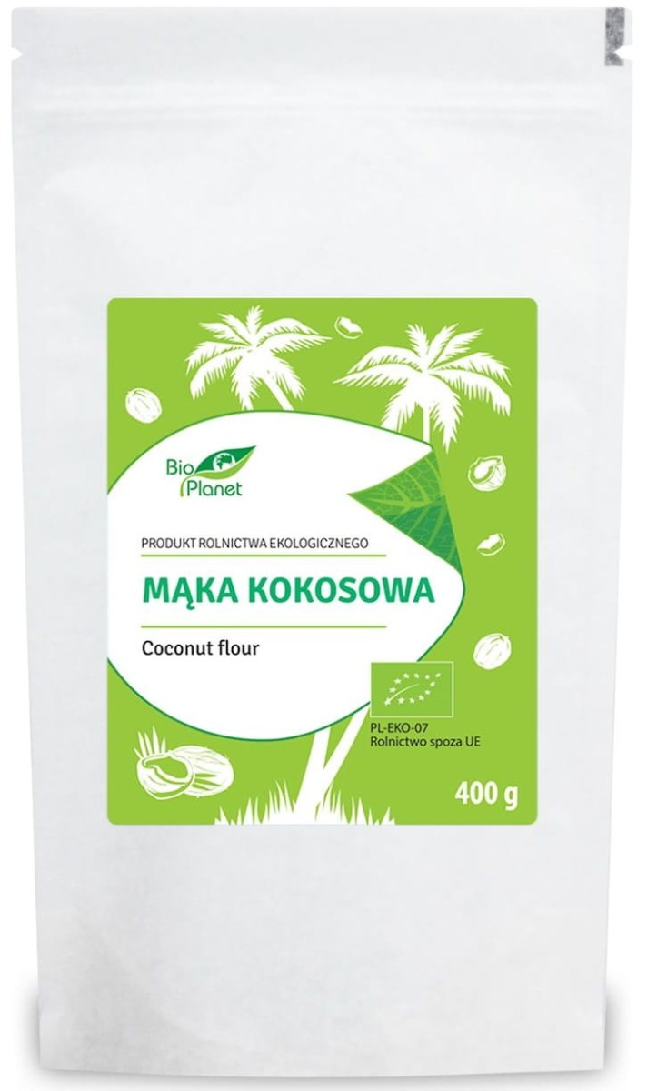 Mąka Kokosowa BIO 400g - Bio Planet