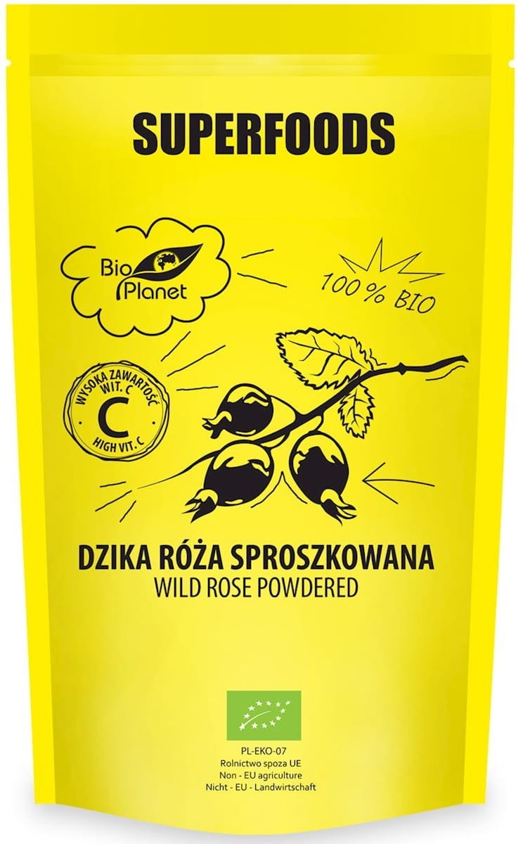 Dzika Róża Sproszkowana BIO 150g - Bio Planet