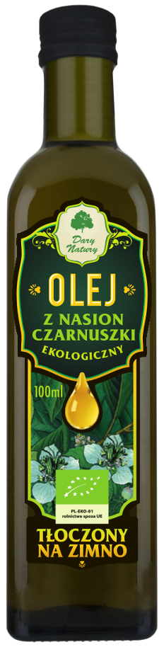 Olej z Nasion Czarnuszki BIO 100ml - Dary Natury