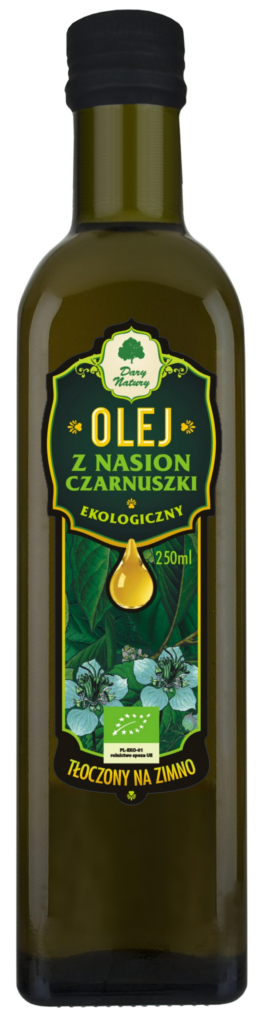 Olej z Nasion Czarnuszki BIO 250ml - Dary Natury