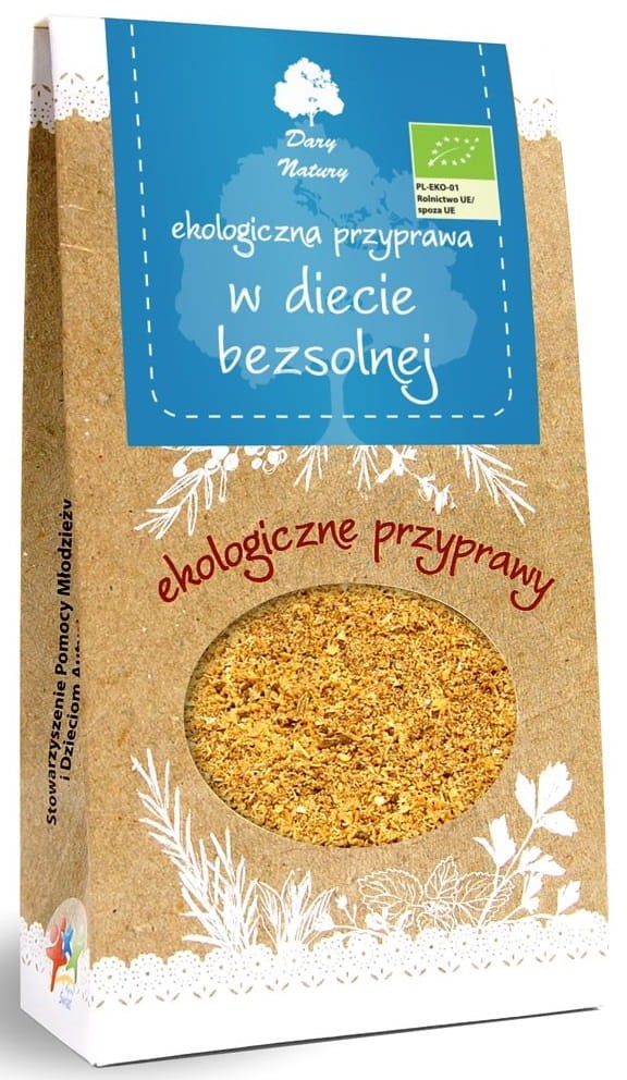 Przyprawa w Diecie Bezsolnej BIO 60g - Dary Natury