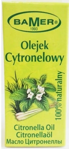 Olejek Eteryczny Cytronelowy 7ml - Bamer