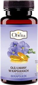 Olej Lniany w Kapsułkach 60 Kapsułek - Olvita