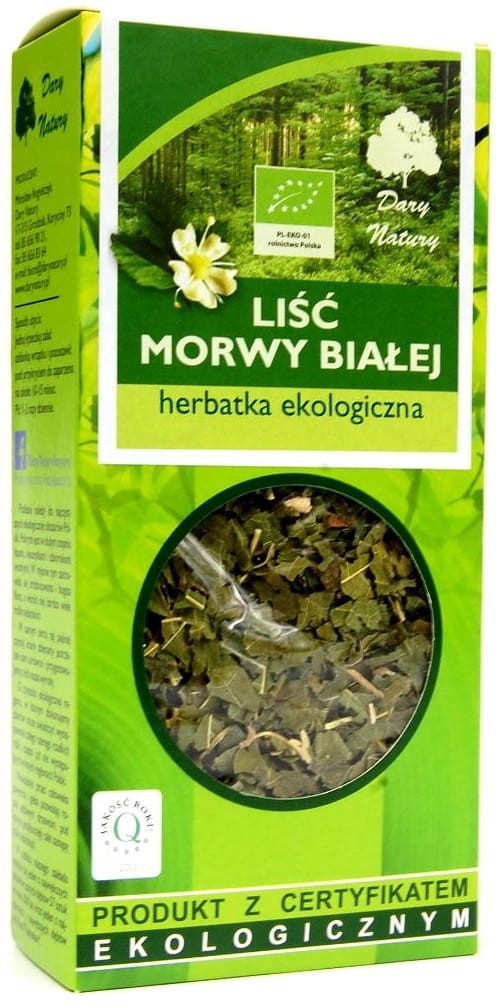 Herbatka Liść Morwy Białej BIO 50g - Dary Natury