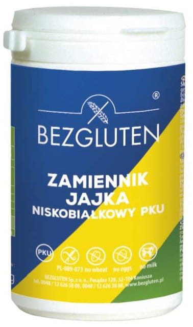 Zamiennik Jajka Niskobiałkowy PKU bezglutenowy 200g - Bezgluten
