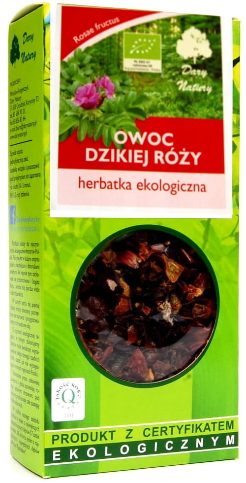 Herbatka Owoc Dzikiej Róży BIO 50g - Dary Natury