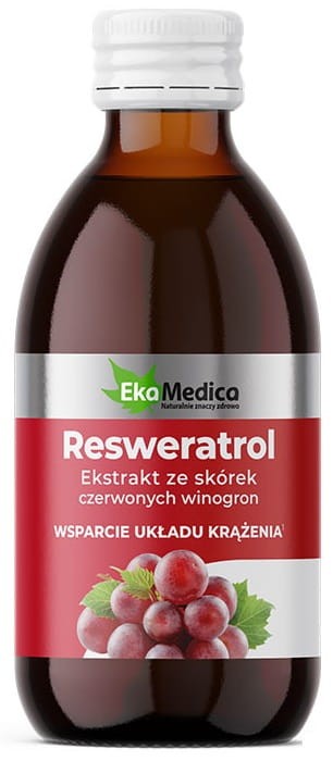 Resweratrol w Płynie Suplement Diety 250ml - EkaMedica