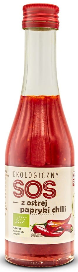 Sos z Ostrej Papryczki Chili BIO 220g - Dary Natury