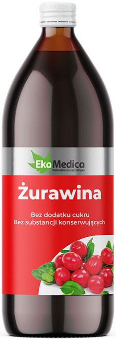 Sok z Żurawiny 500ml - EkaMedica