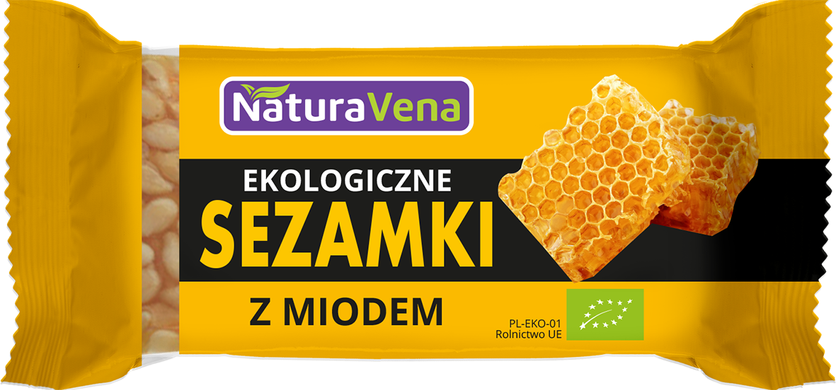 Sezamki z Miodem BIO 27g - NaturAvena