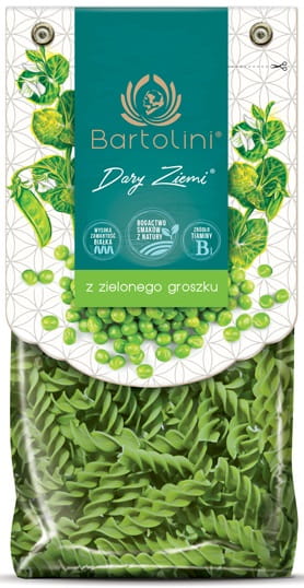 Makaron z Zielonego Groszku Świderek BIO 250g - Bartolini