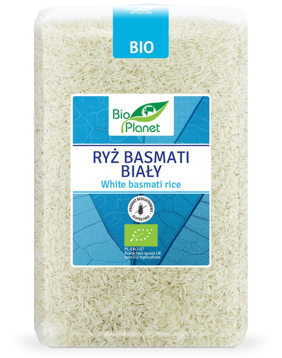 Ryż Basmati Biały bezglutenowy BIO 2kg - Bio Planet