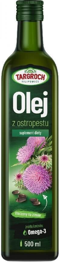 Olej z Ostropestu Tłoczony na Zimno 500ml - Targroch