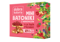 Mini Batoniki z Nerkowców a'la Tarta Malinowa 6 sztuk 102g - Dobra Kaloria
