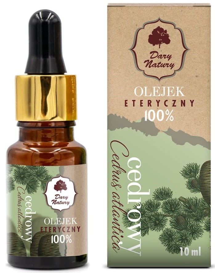 Olejek Eteryczny Cedrowy 100% 10ml - Dary Natury