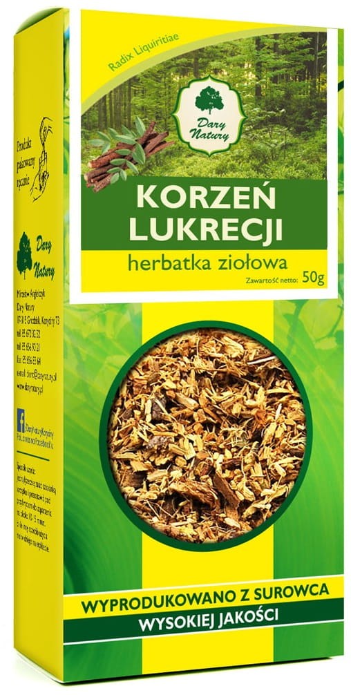 Herbatka Korzeń Lukrecji 50g - Dary Natury