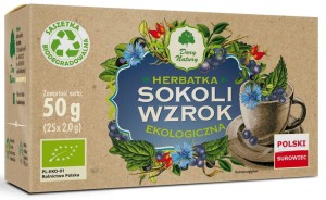 Herbatka Ziołowa Sokoli Wzrok BIO 50g - Dary Natury
