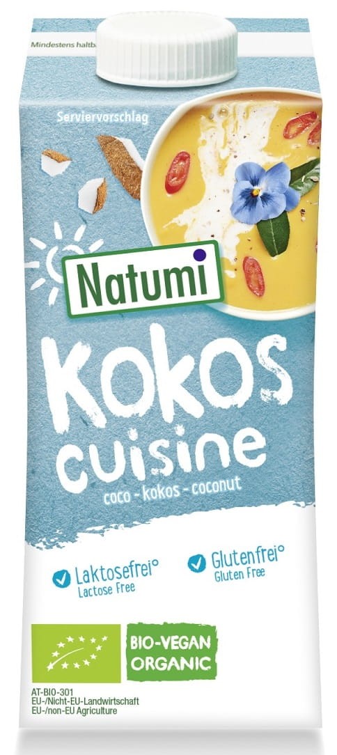 Zagęszczony Produkt Kokosowy do Gotowania i Pieczenia bezglutenowy BIO 200ml - Natumi