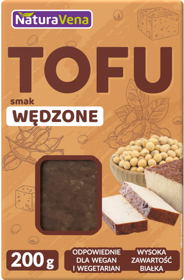 Tofu Wędzone Kostka 200g - NaturaVena