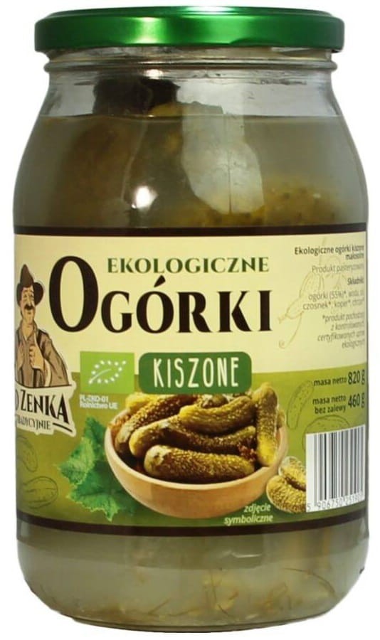 Ogórki Kiszone BIO 460g - NaturaVena