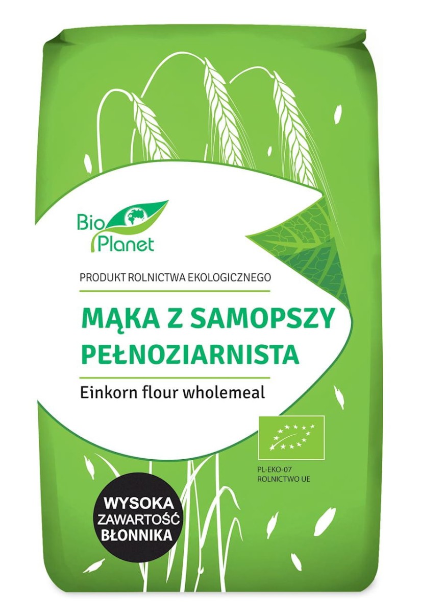 Mąka z Samopszy Pełnoziarnista BIO 500g - Bio Planet