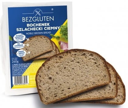 Chleb Bochenek Szlachecki Ciemny bezglutenowy 260g - Bezgluten