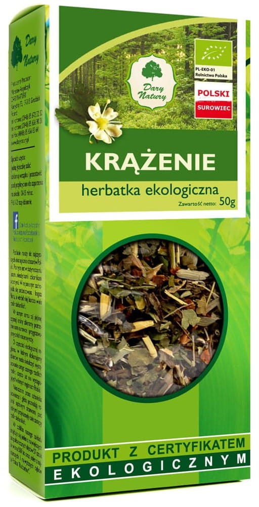 Herbatka Krążenie BIO 50g - Dary Natury