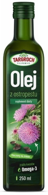 Olej z Ostropestu Tłoczony na Zimno 250ml - Targroch