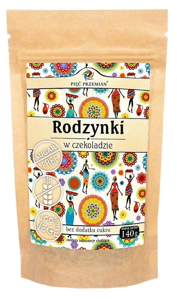 Rodzynki w Czekoladzie 140g - Pięć Przemian