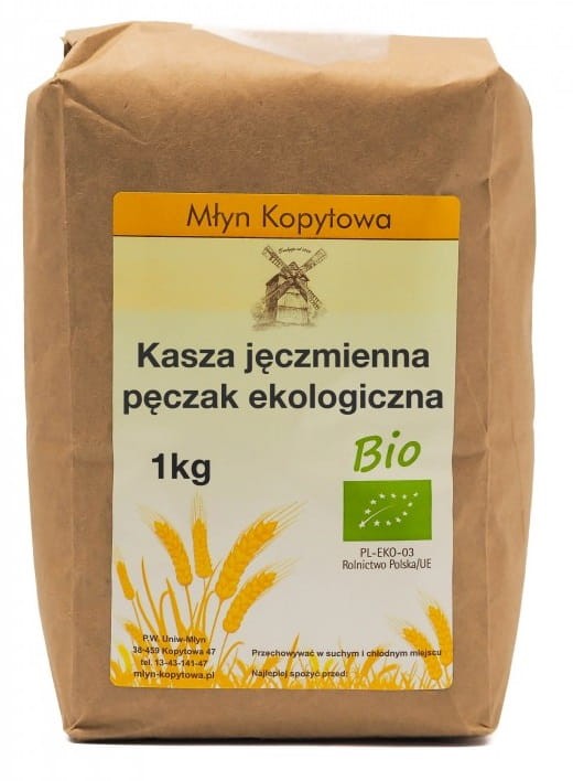 Kasza Jęczmienna Pęczak BIO 1kg - Młyn Kopytowa