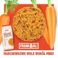 Ciasteczka Jaglano Marchewkowe z Płatkami Jaglanymi Siemieniem Lnianym i Kardamonem Wegańskie bez dodatku cukrów bezglutenowe 120g - Frank&amp;Oli