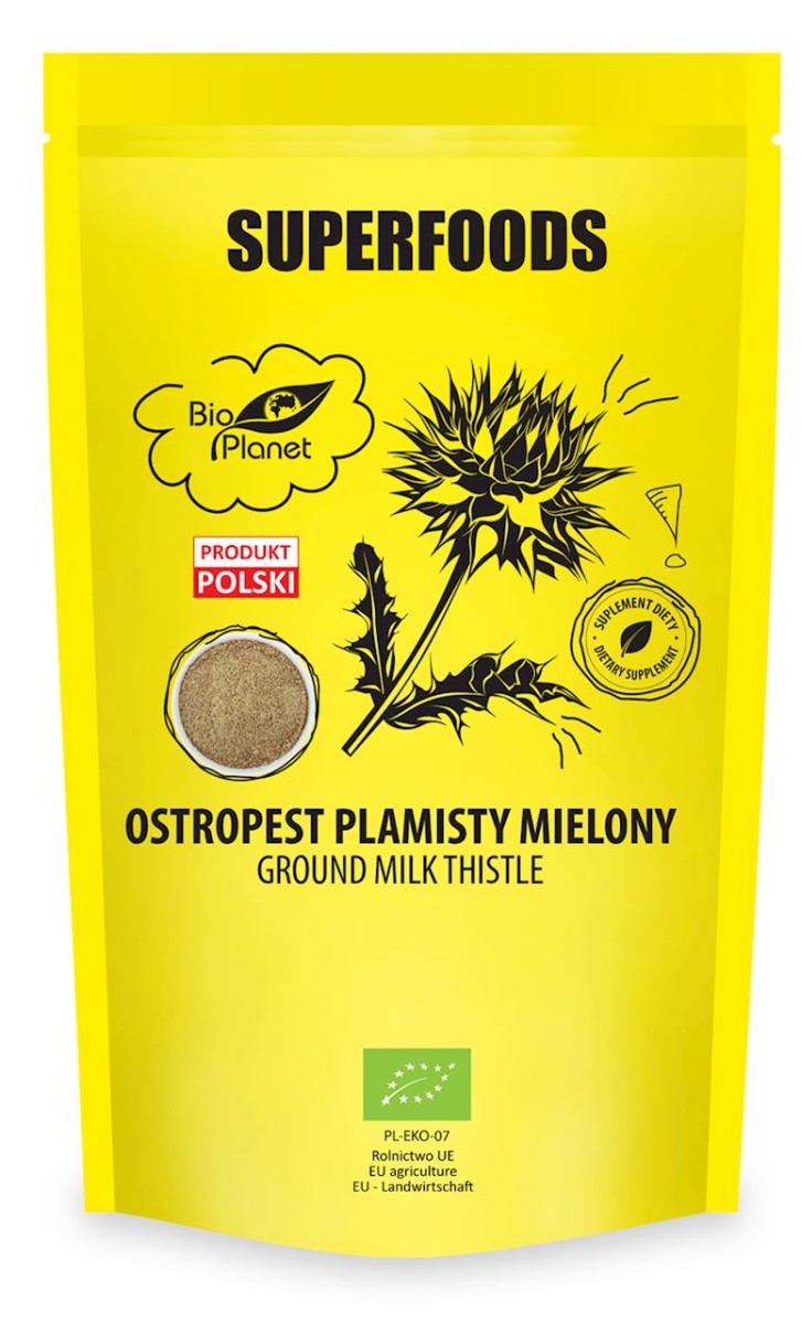 Ostropest Plamisty Mielony BIO 200g - Bio Planet