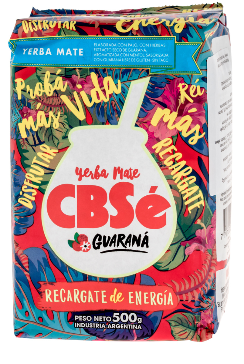 Yerba Mate Energia Guarana 500g - CBSe
