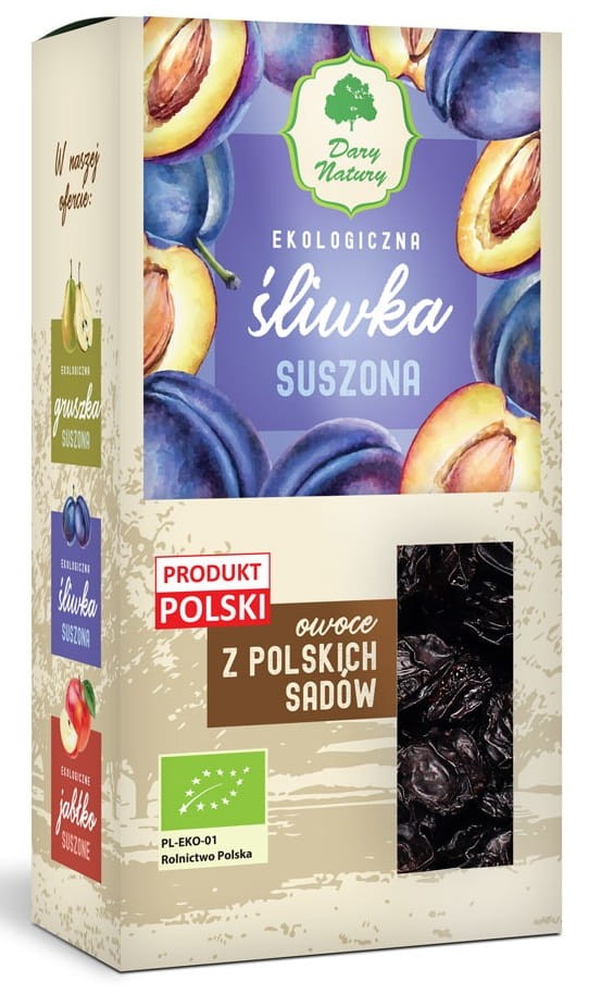 Śliwka Suszona BIO 250g - Dary Natury