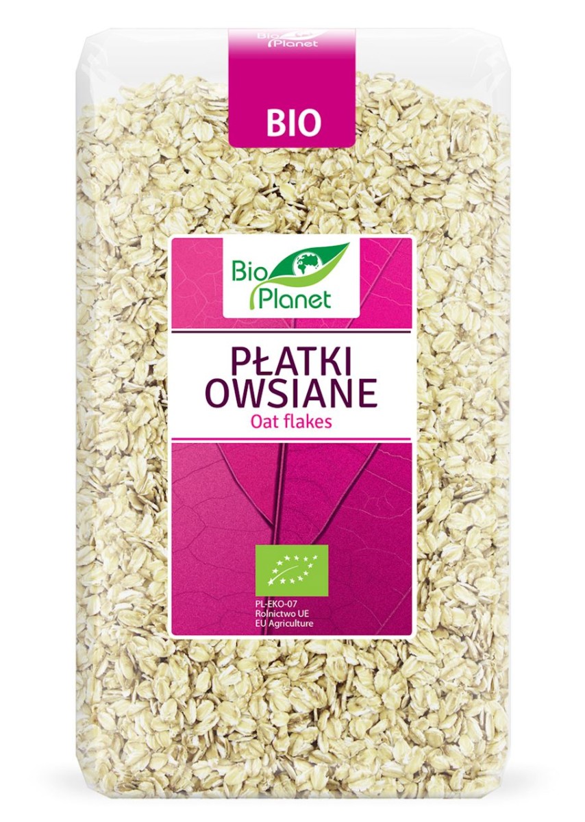 Płatki Owsiane BIO 600g - Bio Planet