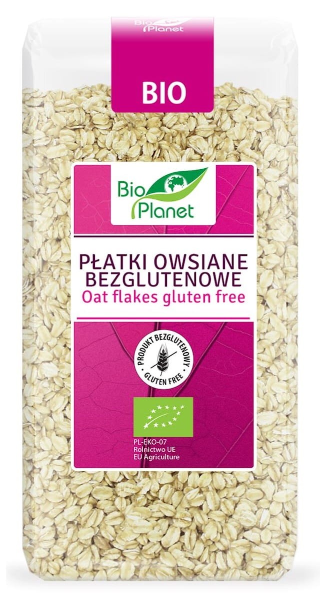 Płatki Owsiane bezglutenowe BIO 300g - Bio Planet
