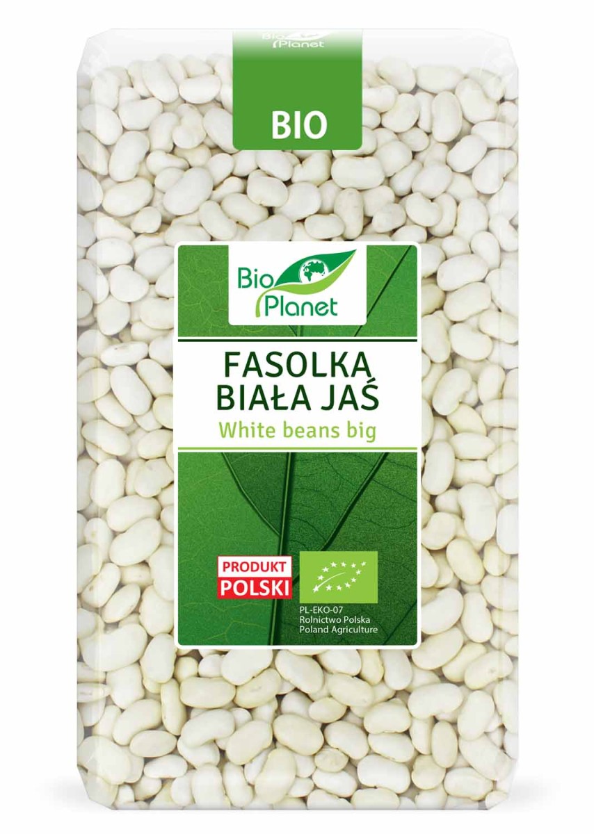 Fasolka Biała Jaś BIO 1kg - Bio Planet