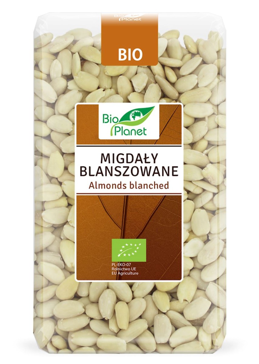 Migdały Blanszowane BIO 1kg - Bio Planet