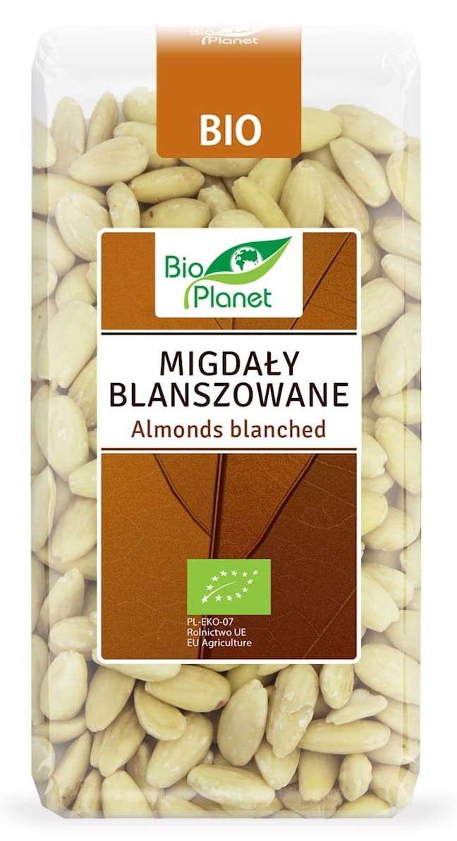 Migdały Blanszowane BIO 350g - Bio Planet